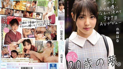 Poster MIFD-131 A Dream Of A Newcomer 20 Years Old. On That Day, I Decided To Become An AV Actress And Made My AV Debut On The 987th Hana Hakuto