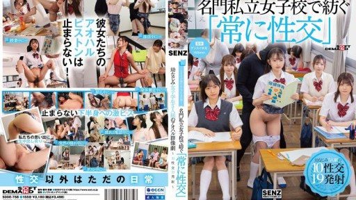 Poster SDDE-758 - Sex is a part of everyday life - A youthful ensemble of five childhood friends who